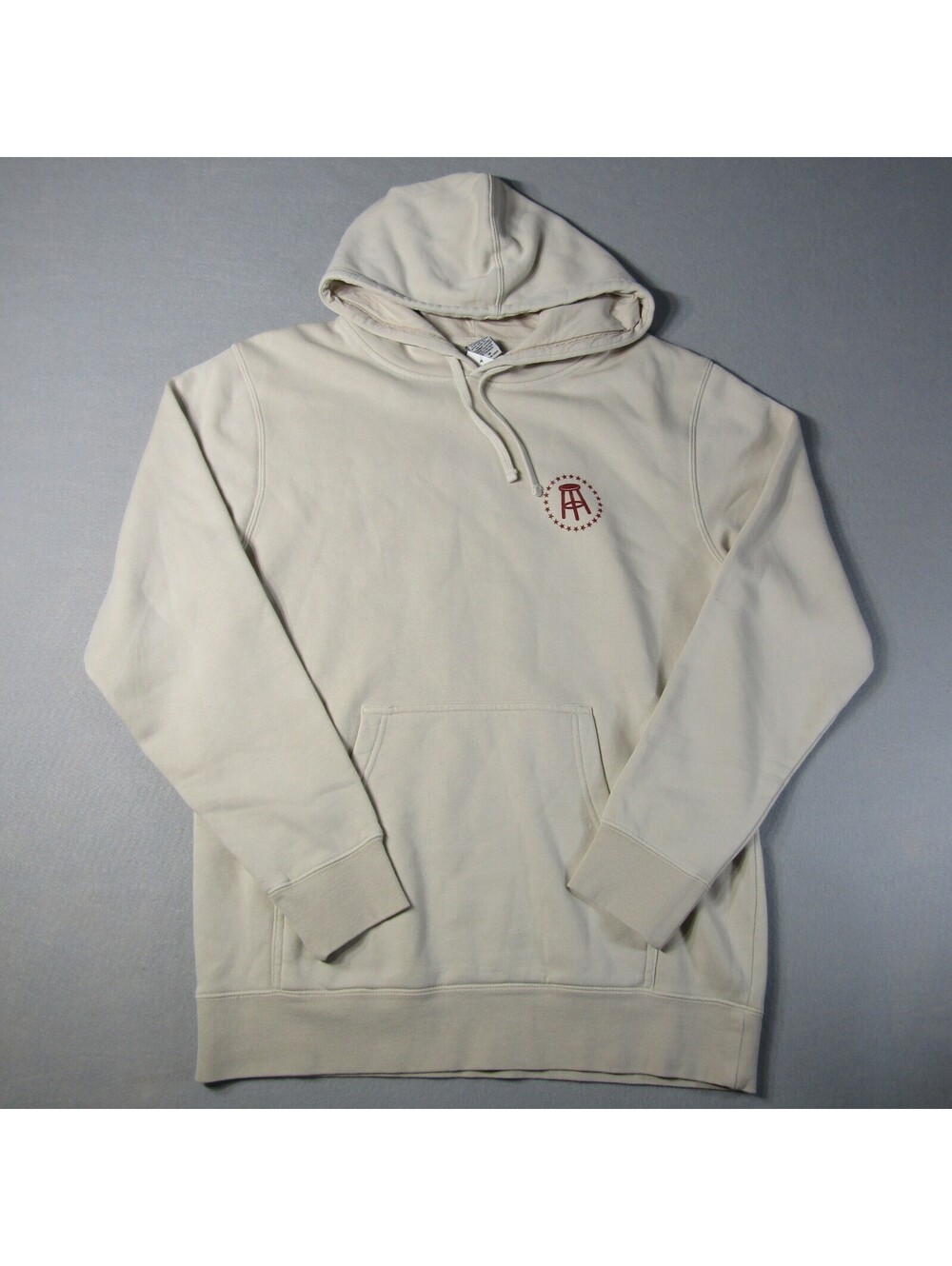 NWT Barstool Sports They Are Not Tallahassee Pigment Dyed Hoodie Men's M Ivory